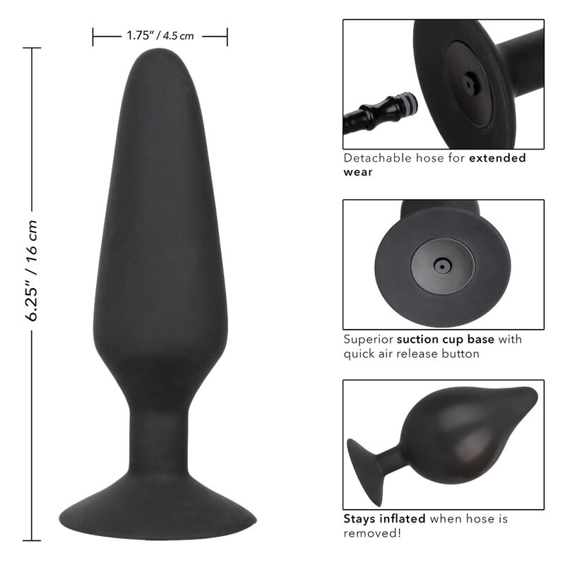 Plug Anal Gonflable en Silicone XL - CalExotics