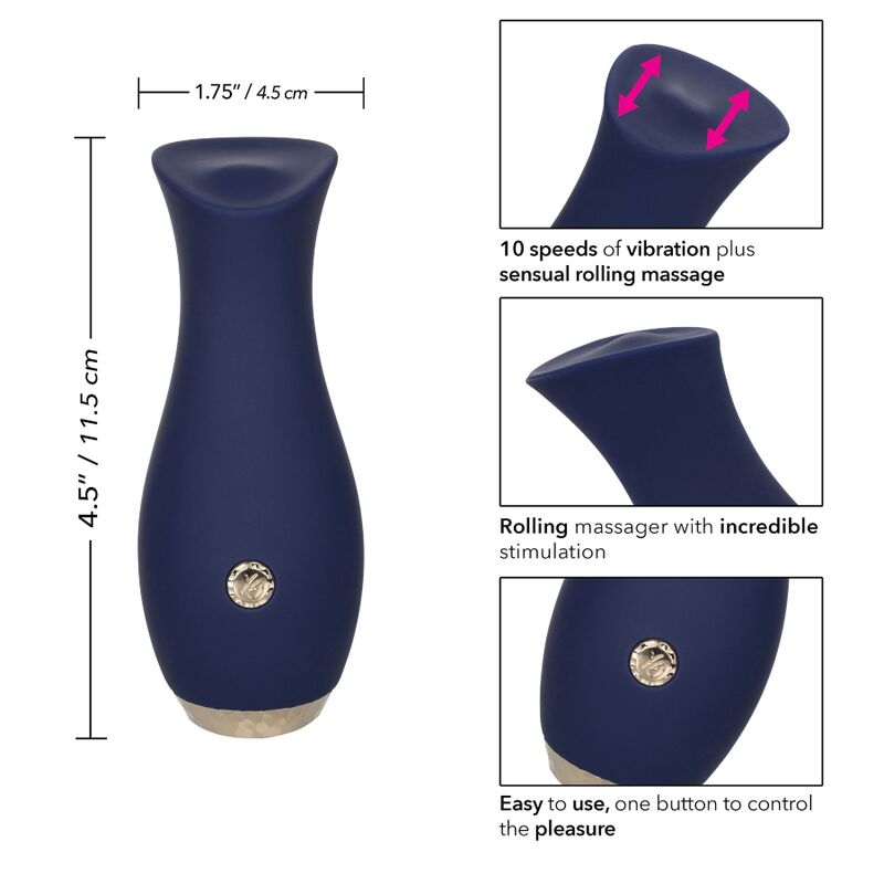 Masseur Corporel Chic Tulipe Bleu - CalExotics