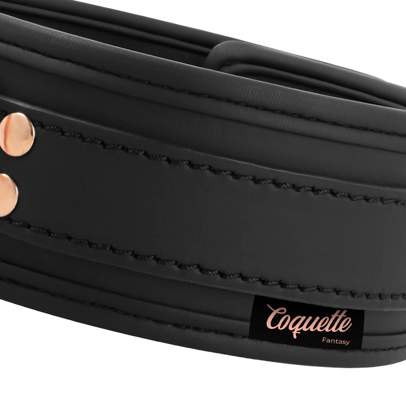 Collier BDSM Coquette Chic Desire Cuir Végan - Coquette