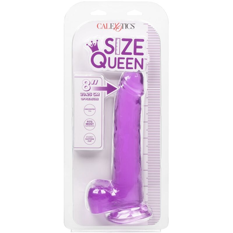 Gode Réaliste Size Queen Violet XL 20,3 cm - CalExotics