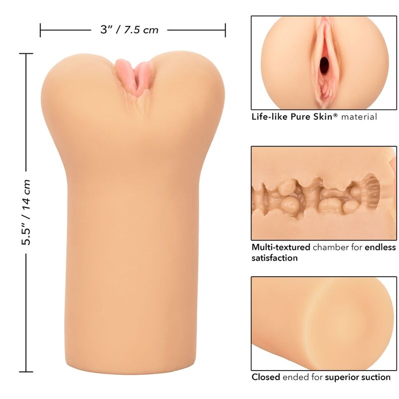 Masturbateur Boundless Vulva Stroker Peau Claire - CalExotics