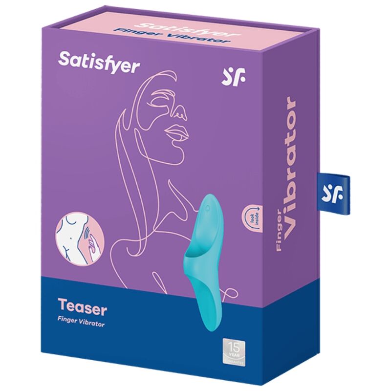 Stimulateur Doigt Vibrant Teaser Bleu - Satisfyer