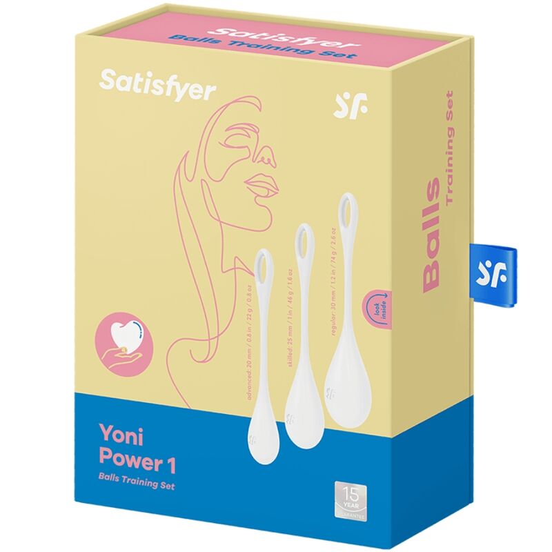 Boules de Geisha Yoni Power 1 Kit d'Entraînement - Satisfyer