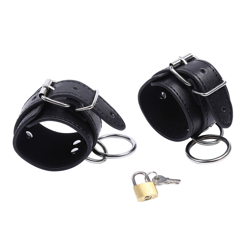 Ohmama fetish - o-ring retenues de poignet verrouillées