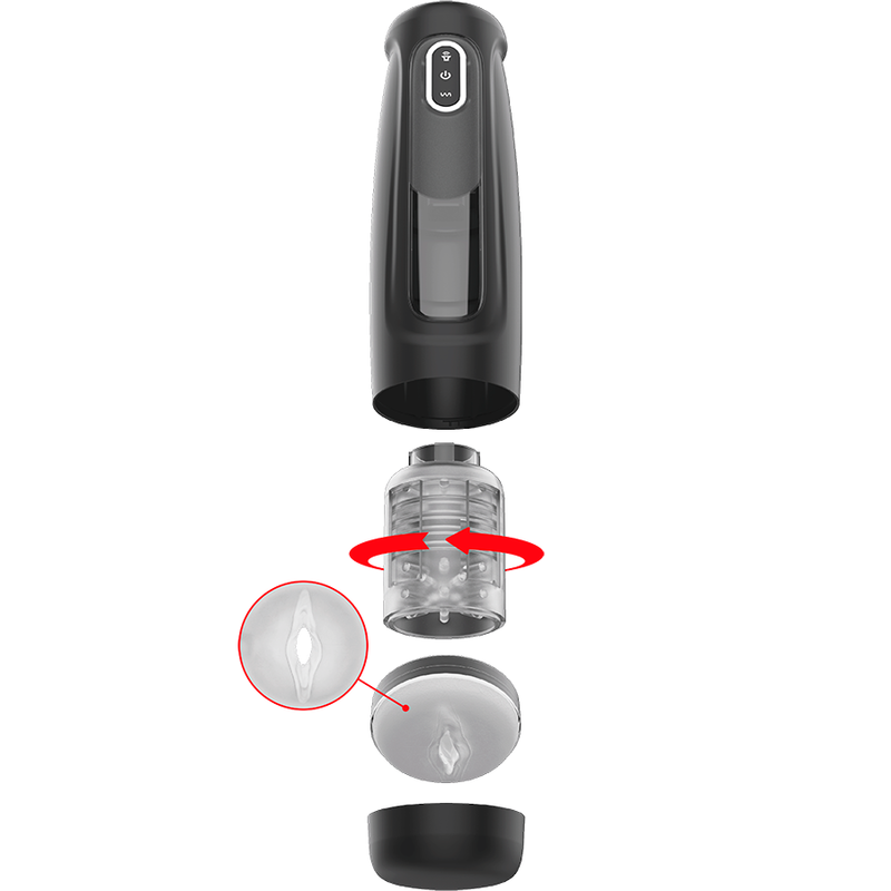 Masturbateur Automatique Tornado 360° Ventouse - Jamyjob