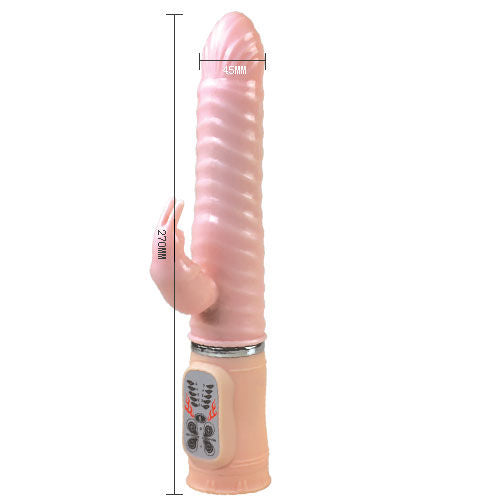 Baile - Vibromasseur Chauffant Rabbit 27 cm - Rose