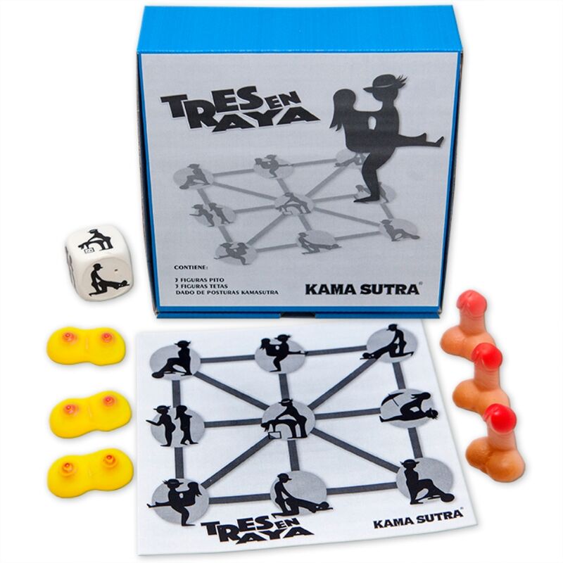 Jeu Coquin Kamasutra Tic-Tac-Toe Trois de Suite - Diablo Picante