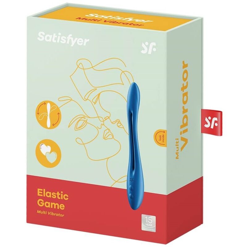 Vibromasseur Multifonction Elastic Game Bleu - Satisfyer