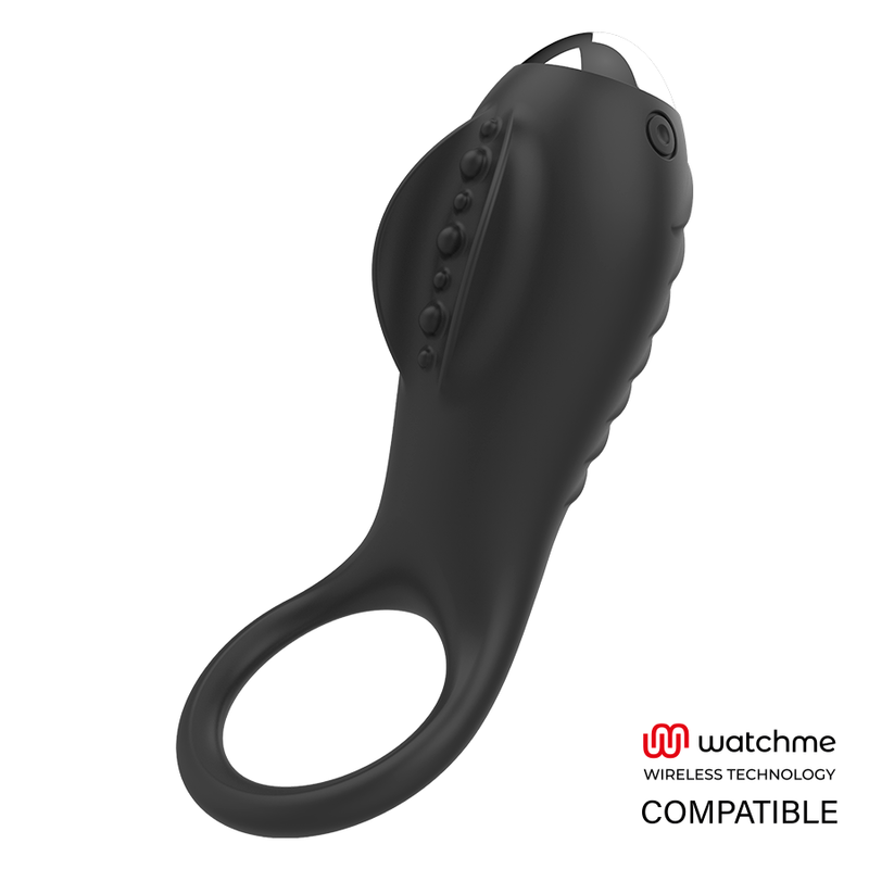 Anneau Vibrant Couple Alan Noir - Brilly Glam