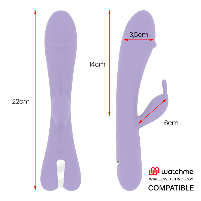 Mr Boss - Sextoy Rabbit Rechargeable 10 Modes de Vibration Aitor - Violet