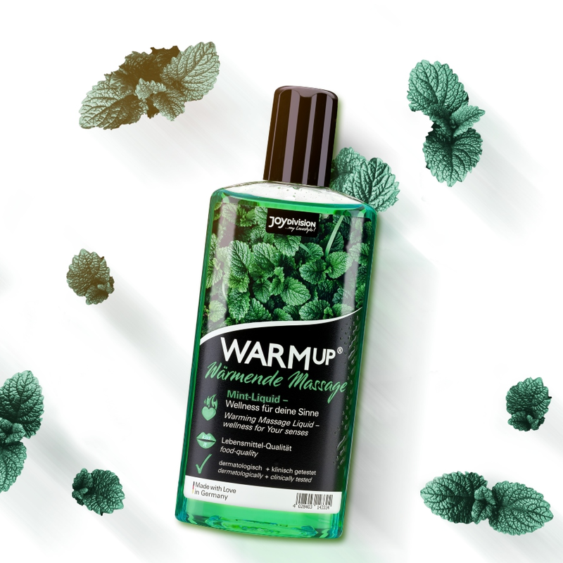 Huile Massage Chauffante WARMup Menthe 150ml - JoyDivision