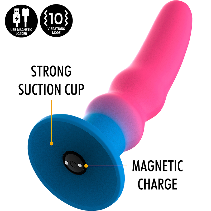 Gode Vibrant Kuno Utopia S Multicolore - Mythology - MYTHOLOGY FANTASY DILDO