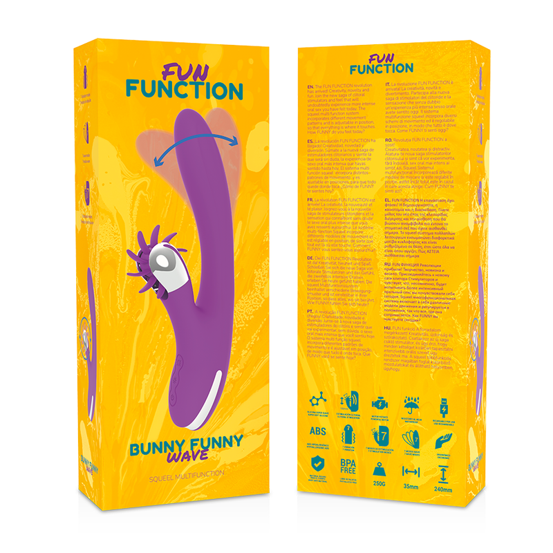 Stimulateur point G Bunny Funny Wave 2.0 - Fun Function - FUN FUNCTION