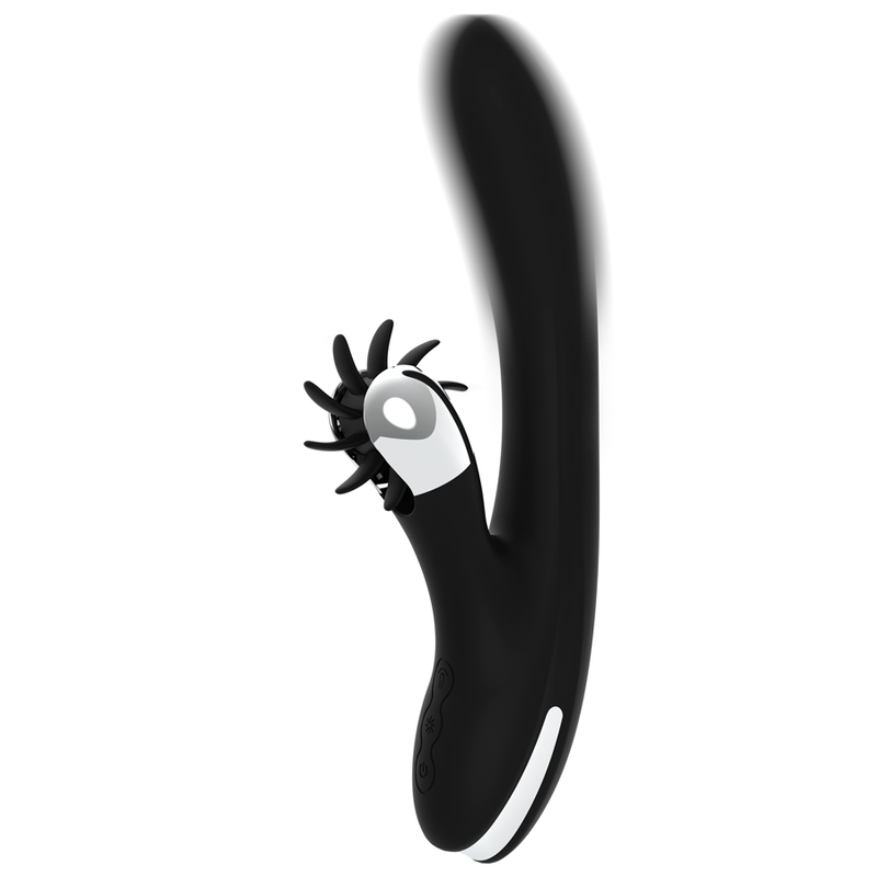 Vibromasseur Rabbit Vibrant Bunny Johnny - Black&Silver