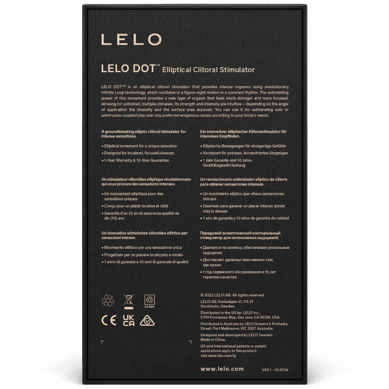 LELO - Stimulateur Clitoridien Ciblé Dot - Lilas