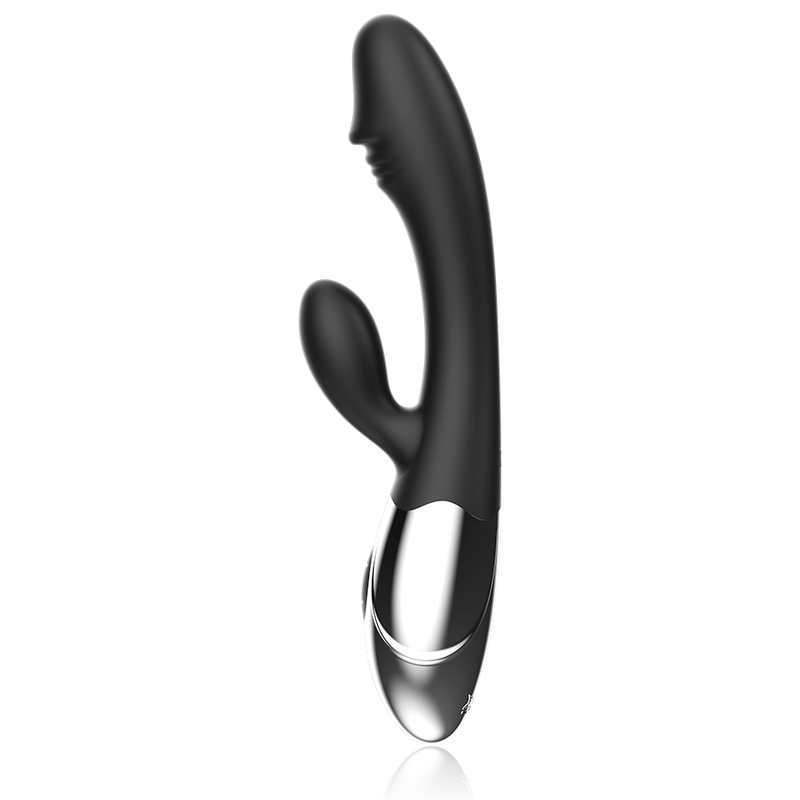 Vibromasseur Rabbit Kaleb Stimulating Vibe - Black&Silver