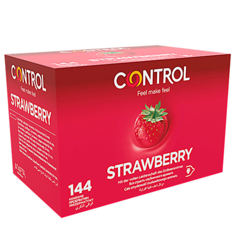 Préservatifs Control Adapta Fraise 144 Unités - Control - CONTROL CONDOMS