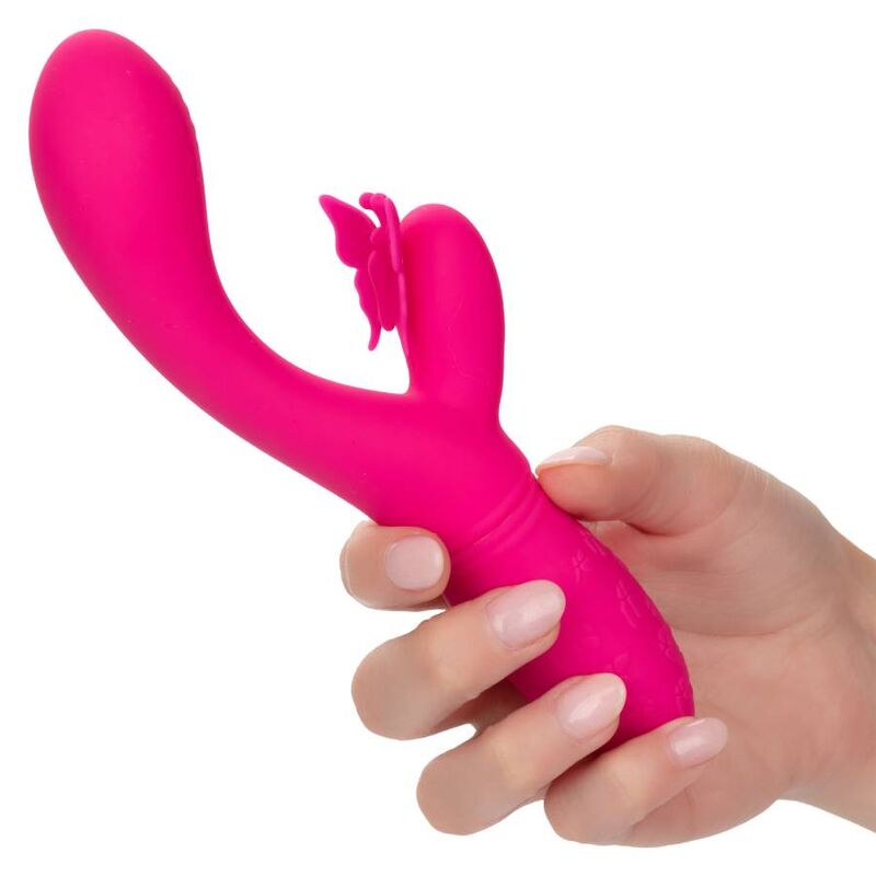 Vibromasseur Butterfly Kiss Flutter Rose - CalExotics