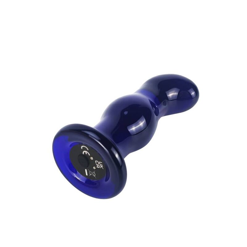 Toyjoy - Plug Anal en verre The Gleaming Bleu