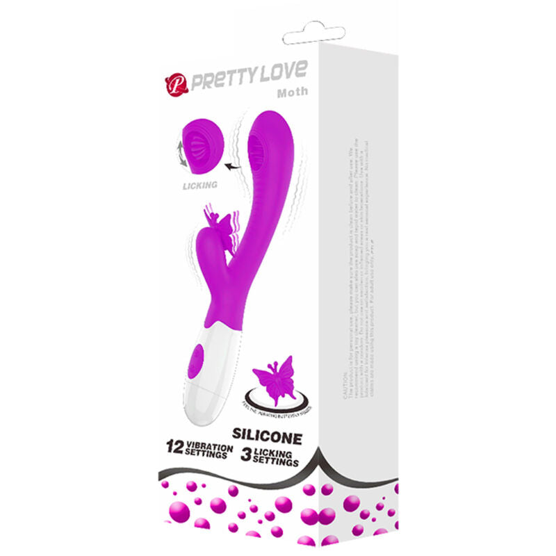 Vibromasseur Rabbit Pretty Love Double Stimulation Lilas