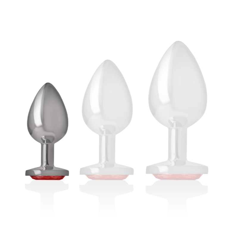 Plug Anal Intense Diamant Rouge Taille S - Intense