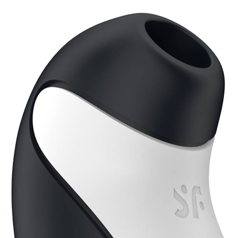 Stimulateur Clitoridien Orca Pingouin Blanc/Noir - Satisfyer