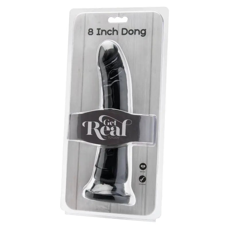 Gode Réaliste Get Real Dong XL Ventouse Noir 20,5cm - Get Real