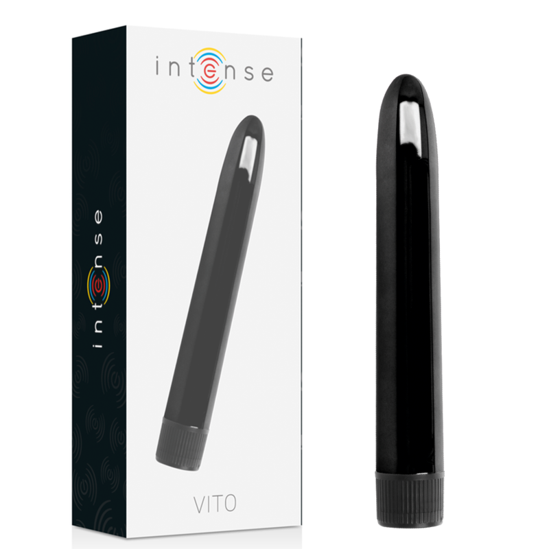 Vibromasseur Vito Intense Noir 17cm - Intense