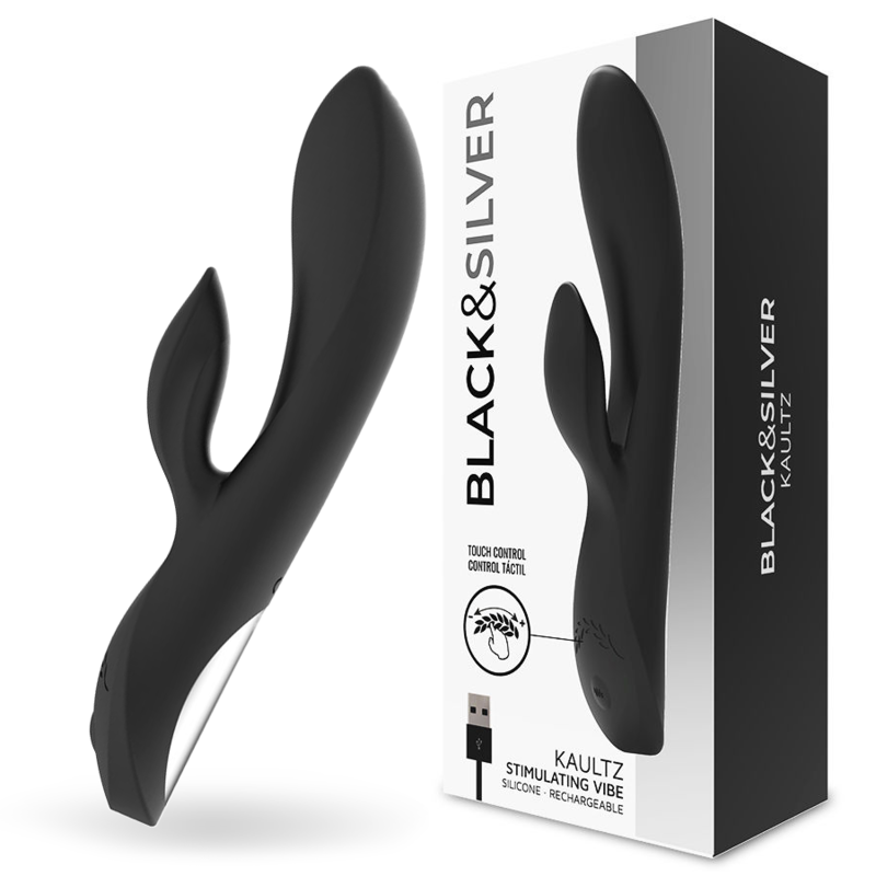 Vibromasseur Kaultz Touch Control - Black & Silver