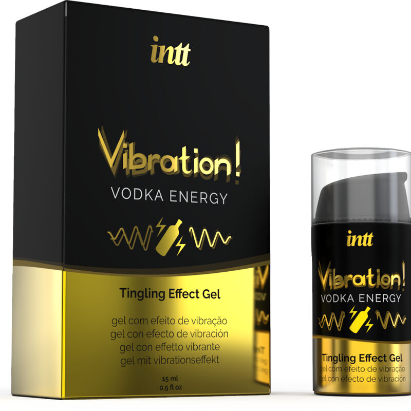 Gel Stimulant Vibration Vodka Energy 15ml - Intt