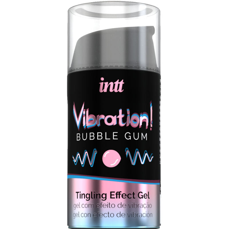 Gel Stimulant Embrassable Vibration Bubble Gum 15ml - Intt