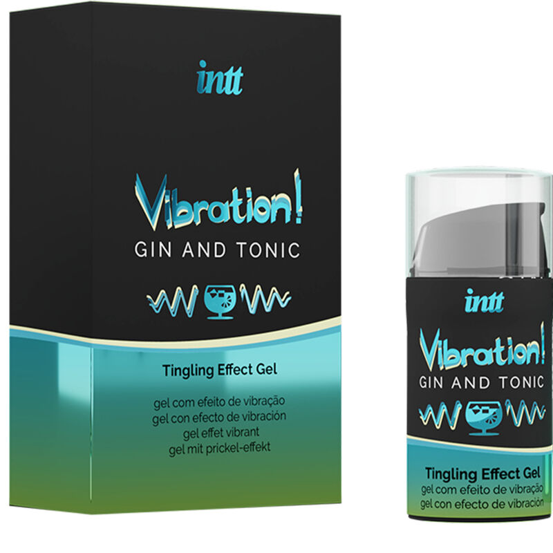 Gel Stimulant Embrassable Vibration Gin Tonic 15ml - Intt