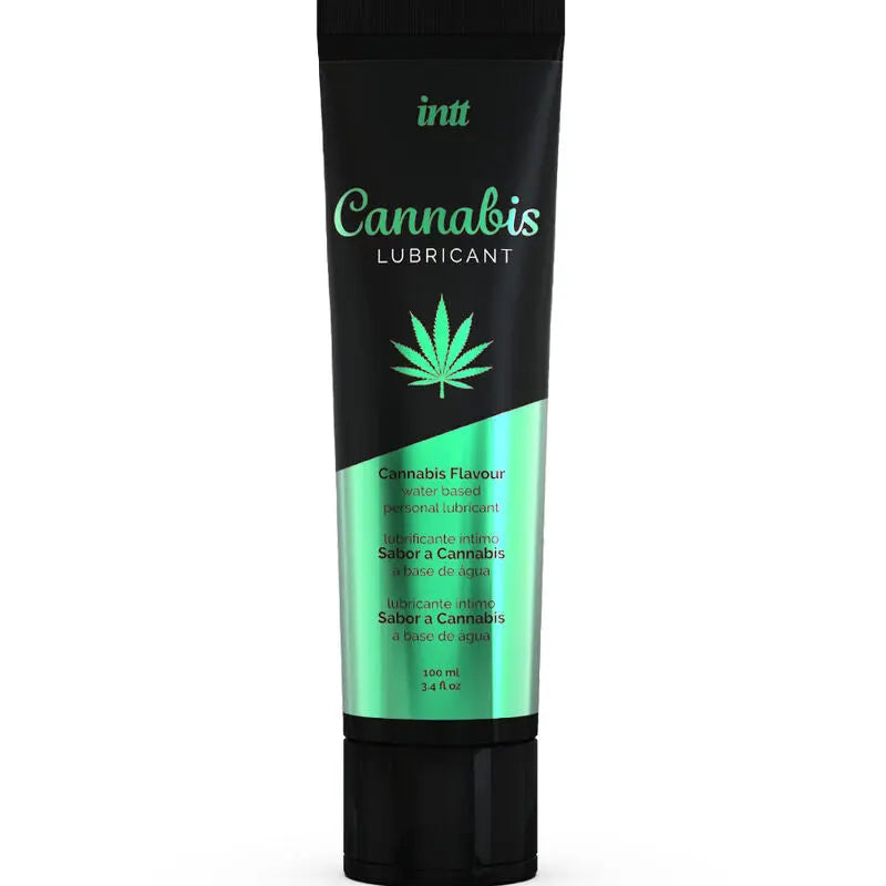 Lubrifiant Cannabis INTT Saveur Cannabis Sativa 100ml - Intt