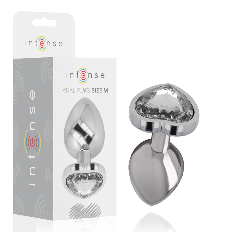 Plug Anal Métal Intense Diamond Jewel Blanc M - Intense