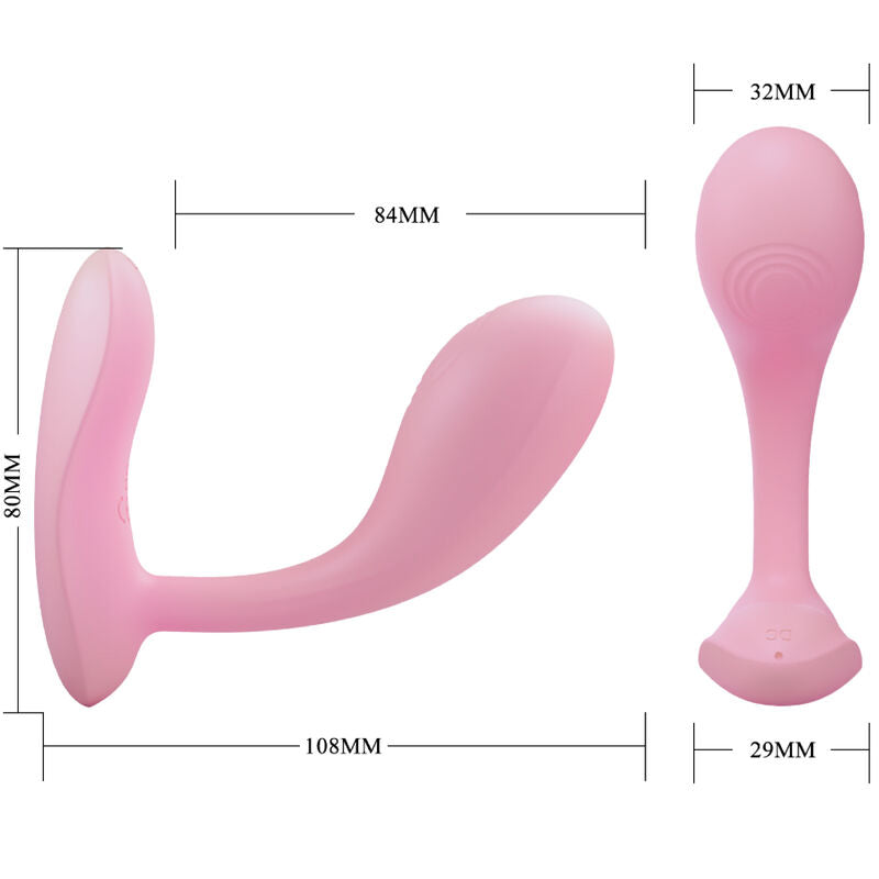 Vibromasseur Point G Baird Connecté Rose - Pretty Love - PRETTY LOVE FLIRTATION