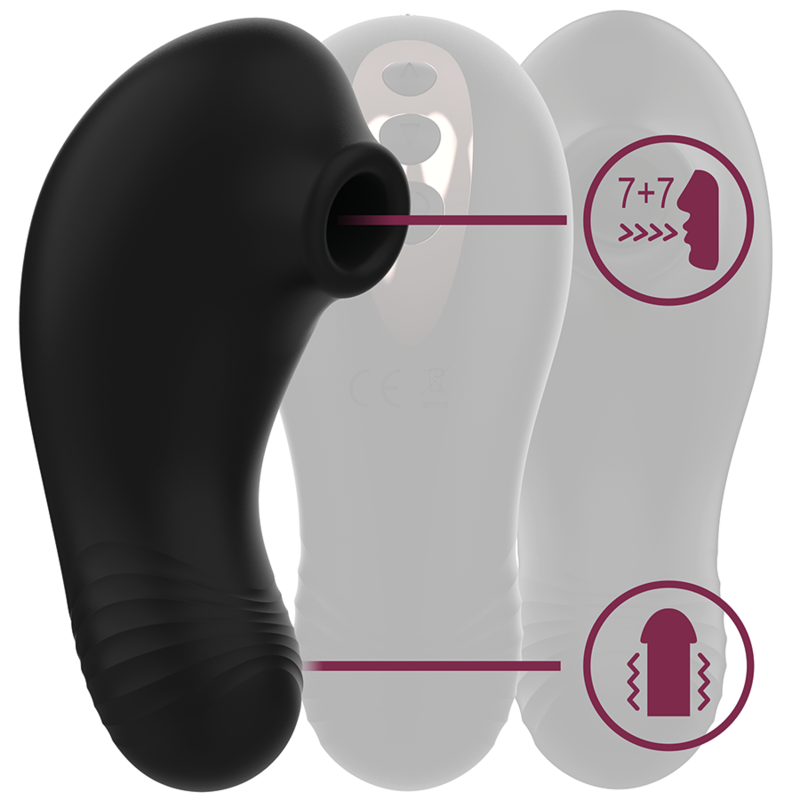 Stimulateur Clitoridien Shushu Pro Noir - Rithual