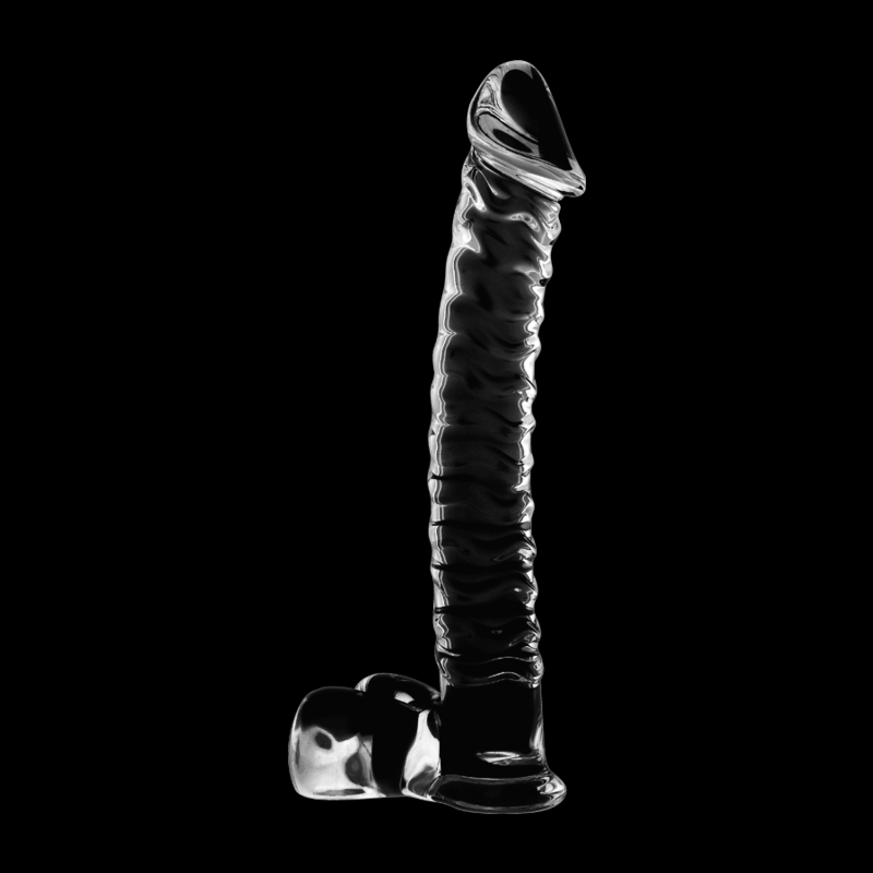 Gode en Verre Nebula Modèle 23 Transparent 21,5cm - Ibiza