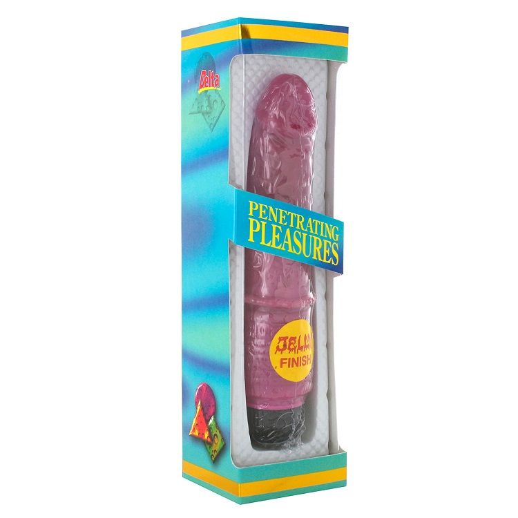Vibromasseur flexible réaliste Jelly lilas - Seven Creations - SEVEN CREATIONS