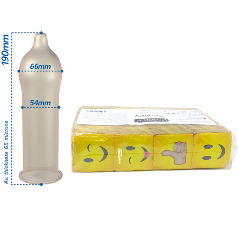 Préservatifs Smiley sac 144 unités - Pasante - PASANTE