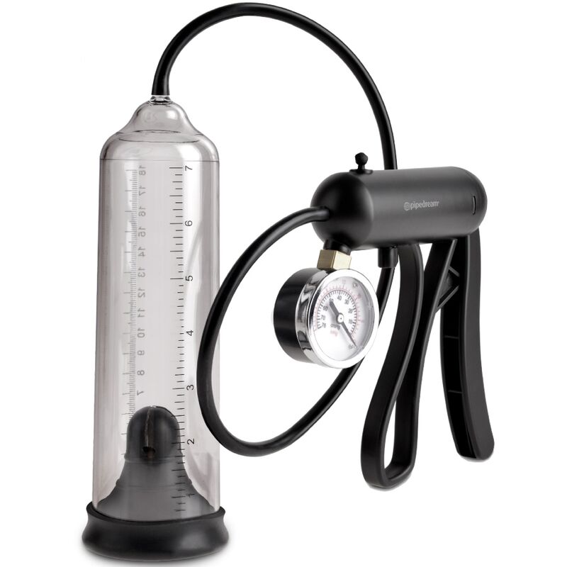 Pompe à Pénis Pro-Gauge Transparente - Pump Worx