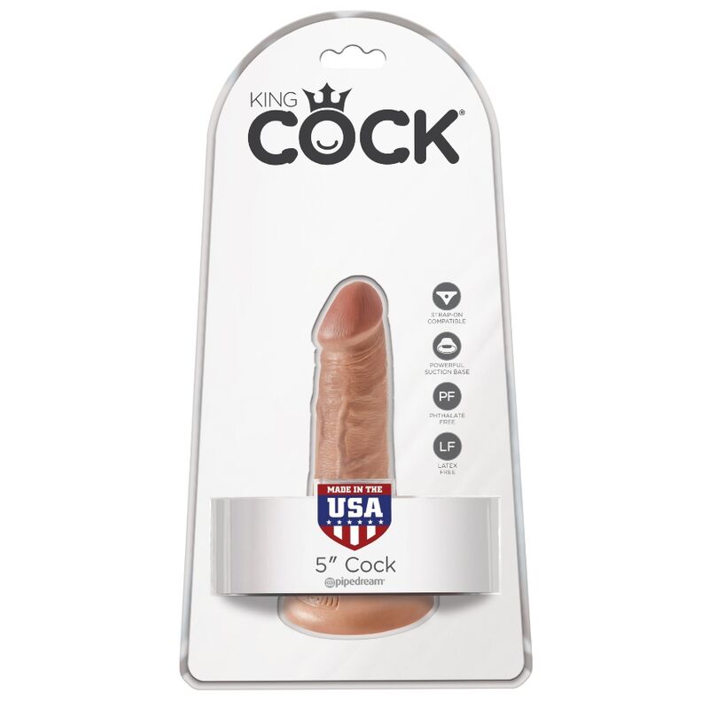 Gode Réaliste King Cock 12cm Caramel - Pipedream