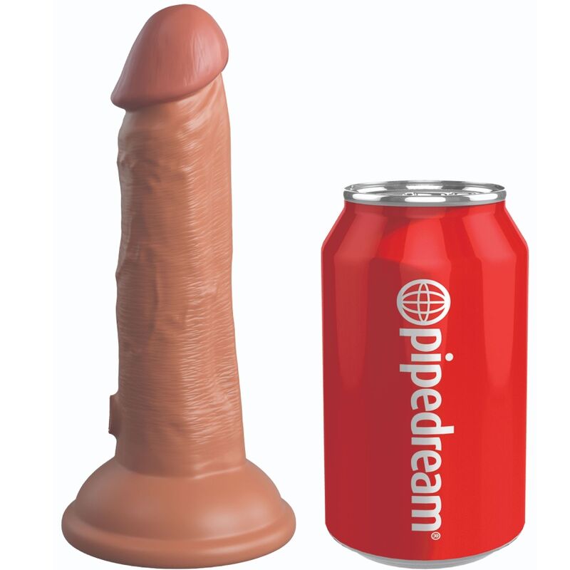 Gode Réaliste Vibrant King Cock Elite Caramel 15.2cm - Pipedream