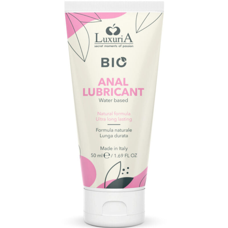 Lubrifiant Anal Bio Luxuria Base d'Eau 50ml - Intimateline - INTIMATELINE LUXURIA