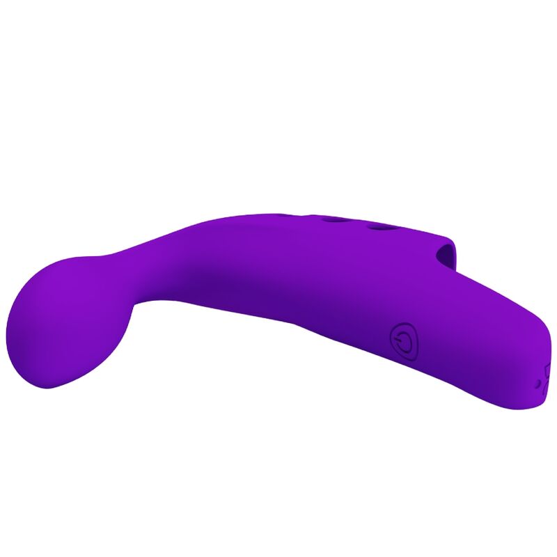 Stimulateur Doigt Vibrant Rechargeable Violet - Pretty Love