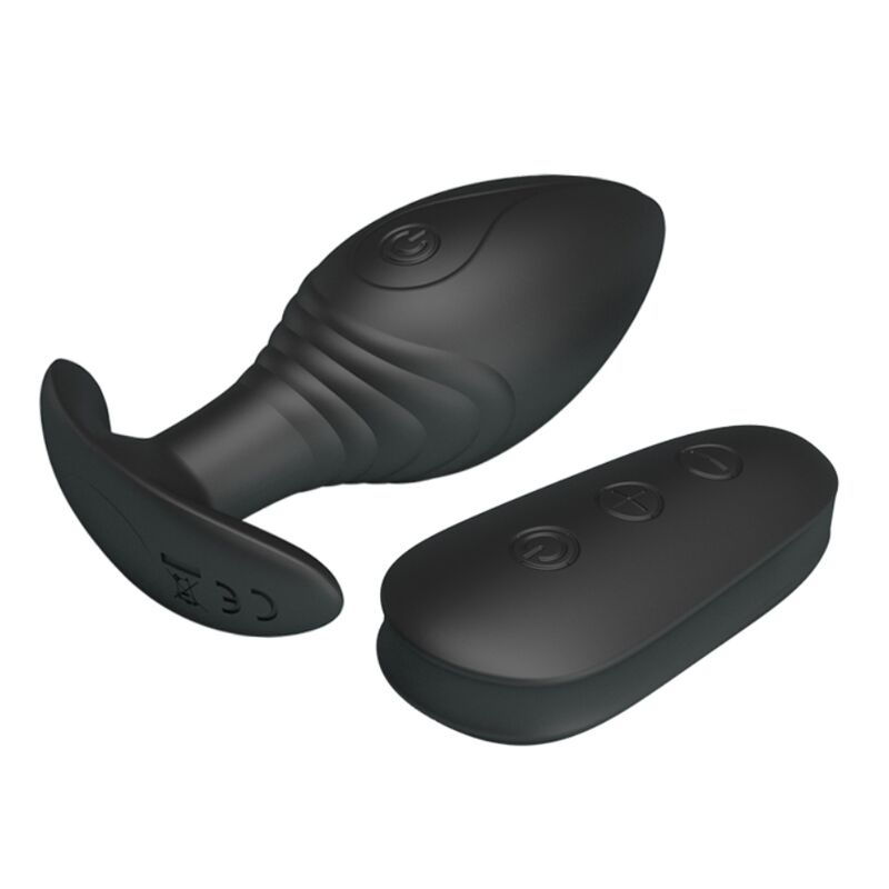 Plug Anal Vibrant Pretty Love Noir avec Télécommande