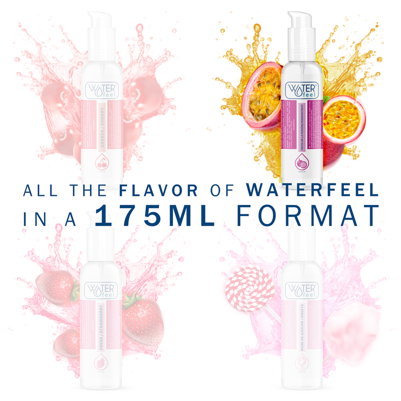 Waterfeel - Lubrifiant Fruité Saveur Fruits de la Passion à base d’eau - 175 ml