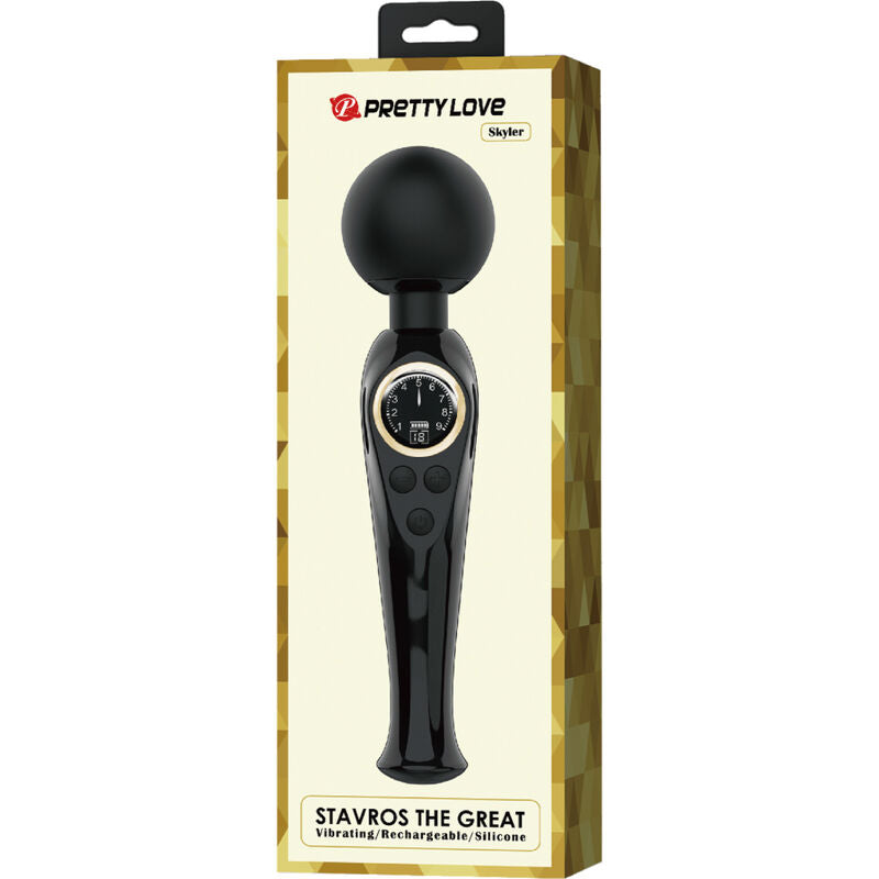 Baguette Vibrante Pretty Love Skyler Noire - Pretty Love - PRETTY LOVE LED