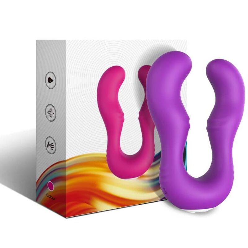 Vibromasseur Double Seraph Violet Télécommandé - Armony
