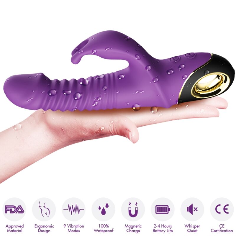 Vibromasseur Lapin Zing Violet - Armony