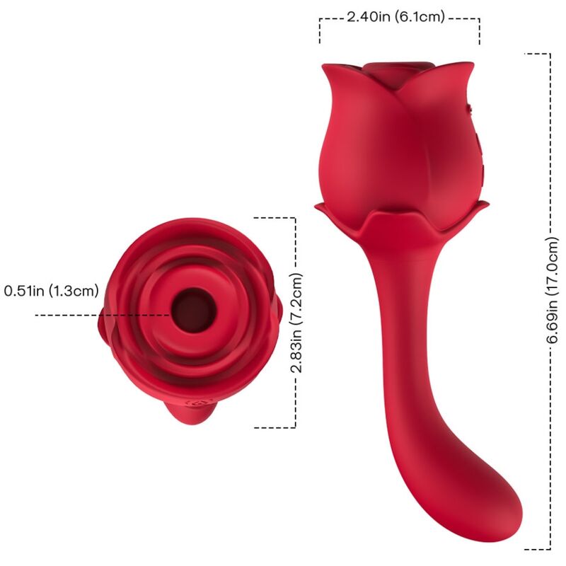 Stimulateur Clitoris Armony Roselover Rouge - Armony